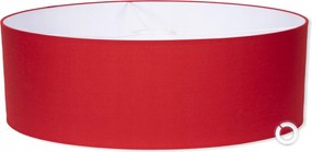 Elegáns pamut lámpabúra Piros 50 20 cm Nagy Lámpabúra E27-es lámpákhoz