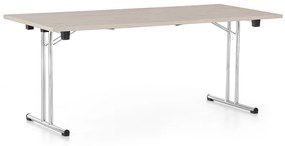 Összecsukható asztal 180 x 80 cm, tölgy