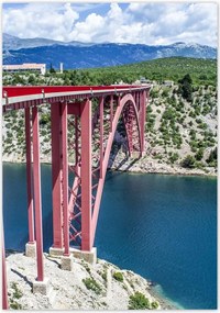 Poszterek 70x100 Horvátország Maslenica híd