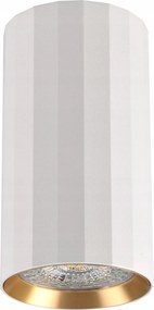 Falra szerelhető halogén lámpatest Tuba Spot GU10 fehér arany Nizza Sanico Goldlux