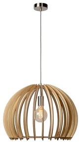 Lucide 34424/50/76 - Függeszték BOUNDE 1xE27/60W/230V bézs 50 cm