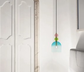 NOVA LUCE 9009233 MURANO Egyágú Függesztett Lámpa Üveg E14 IP20