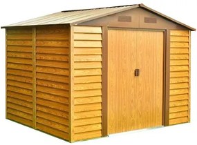 fém kerti ház LANITPLAST MAXTORE WOOD 1112 LG2303