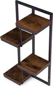 Függő padláspolc virágok számára - 4 polc