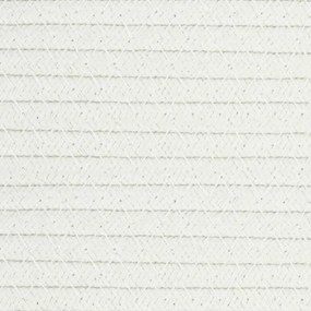 szürke-fehér pamut tárolókosár Ø51 x 33 cm