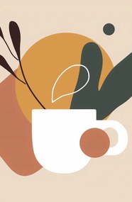 Poszter 53x81cm Reggeli kávé