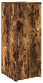 recepciós pult füstös tölgy 135x50x103,5 cm szerelt fa