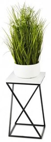Virágtartó LOFT 40x24 cm fekete/fehér
