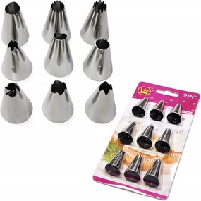 Cukrászati Ujjvégek Krém Torta Dekorátor Szett 9 db-os