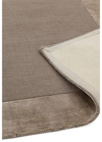 Barna kézi szövésű gyapjú keverék szőnyeg 160x230 cm Ascot – Asiatic Carpets