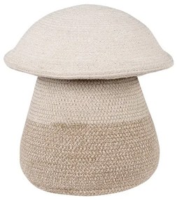 Bézs textil játéktároló kosár ø 33x38 cm Mama Mushroom – Lorena Canals