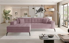 Solange ülőgarnitúra, bal, rózsaszín