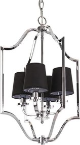 Cosmolight NEW YORK 1 P04380CH-BK Fali lámpa 4x40W/E14 IP20