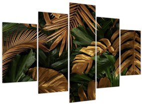 Kép - Arany levelek (150x105 cm)