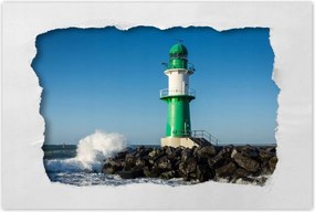 Poszterek 90x60 Világítótorony Tenger