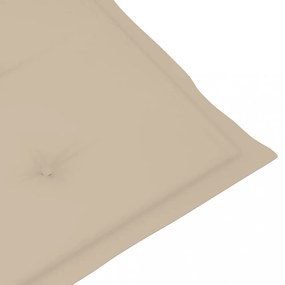 4 db bézs oxford szövet háttámlás székpárna 100x50x3 cm