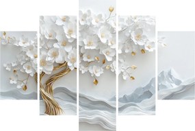 Kép – 3D elegáns életfa (150x105 cm)