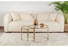 Aurum Gold dohányzóasztal szett 60 cm, 2 db