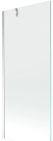 Mexen Next, kádparaván 1 szárny 80 x 150 cm, fix szárny, 6 mm átlátszó üveg, króm profil, 895-080-000-00-00-01