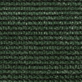 sötétzöld HDPE napvitorla 160 g/m² 5 x 6 m