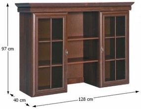 Kora KN4 Samoa King felső vitrinszekrény N