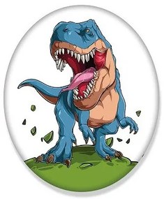 Dinoszaurusz Attack formapárna, díszpárna 35 cm