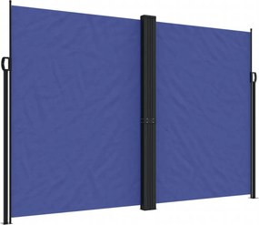 vidaXL kék behúzható oldalsó napellenző 220 x 600 cm