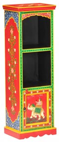 kézzel festett tömör mangófa tálaló 40 x 30 x 120 cm