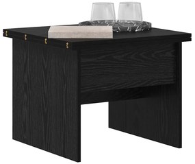 vidaXL Dohányzóasztal Fekete tölgy 55 x 54,5 x 45 cm Faanyag