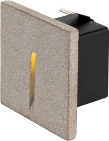 SLV 1006407 CONCRETO Kültéri Falba Építhető Lámpa Szürke LED IP65