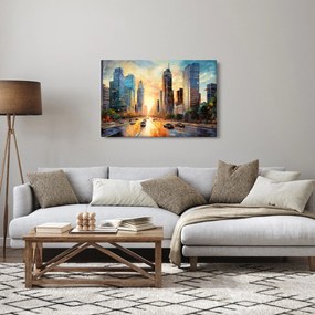 Kép - A város festése (90x60 cm)