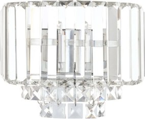 LAURA ASHLEY3727746-Q VIENNA Kristály Fali Lámpa Csiszolt króm G9 IP20