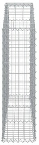íves horganyzott vas gabion kosár 150x30x100/120 cm