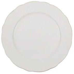 18 darabos étkészlet fehér/arany/porcelán