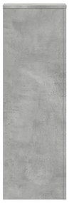 2 db betonszürke szerelt fa növénytartó állvány 33x33x100 cm