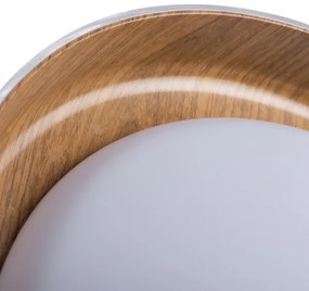 Kanlux 37317 - LED Mennyezeti lámpa NIFU LED/17,8W/230V átm. 43 cm fehér/barna