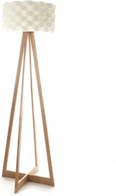 Bambusz Állólámpa Fehér Színben 150 CM Magas