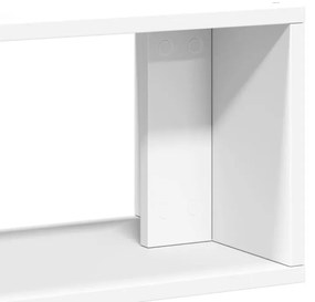 2 db fehér szerelt fa TV-szekrény 75 x 30 x 50 cm