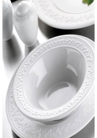 24 részes fehér porcelán étkészlet
