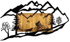 Fa fali dekoráció, Bicycle Riding in Nature 1