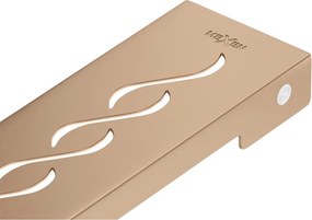 Mexen Flat M18 lineáris lefolyó takaró 50 cm, szálcsiszolt réz - 1C23050