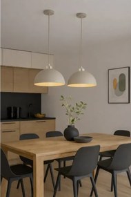 Brilagi - Kábelcsillár MOON 1xE27/60W/230V Ø 30 cm bézs/arany
