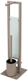 WENKO 25553100 - WC-kefe RIVALTA 18x70 cm bézs/fekete