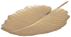 Leaf aranyszínű dekoráció, 35,5 x 23 cm - Mauro Ferretti