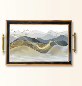 Üveg tálca, 38×24 cm – TPA9806