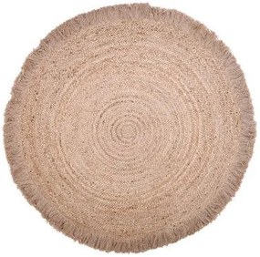 Terra kör alakú juta szőnyeg