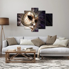 Egy maszkkal ellátott szobor képe (150x105 cm)
