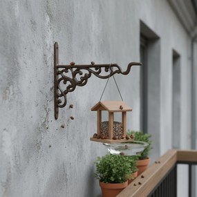 Öntöttvas virágtartó konzol, 21 cm