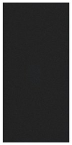 Négyszögletes Fekete Ajtószőnyeg 120x250 cm