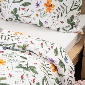 4Homet Wildflower Bliss krepp ágyneműhuza, 140 x 200 cm, 70 x 90 cm, 140 x 200 cm, 70 x 90 cm
